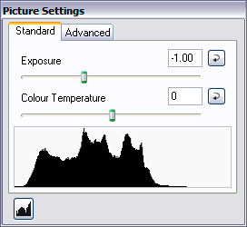 picture settings palette